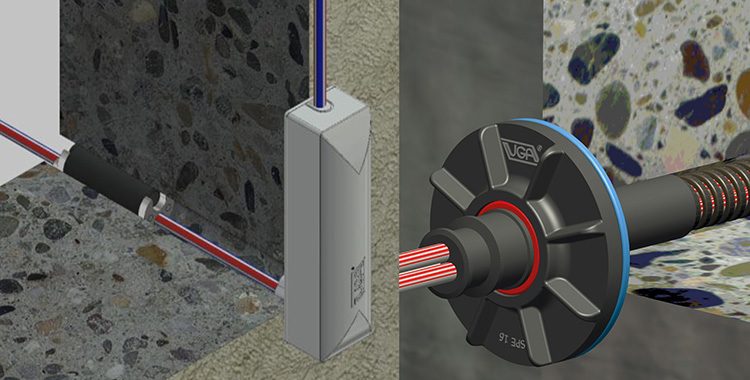 Hauseinführungen – Glasfaser Hauseinführungen – Glasfaser